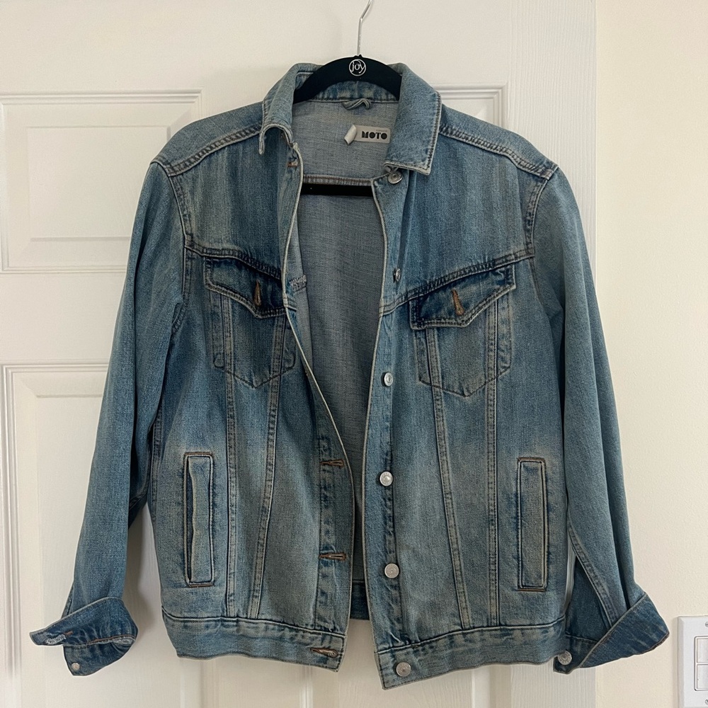 Top Shop Moto Denim Jacket